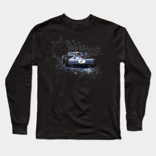 Retro Formula 1 T-Shirt - Tyrrell Cevert Design Long Sleeve T-Shirt